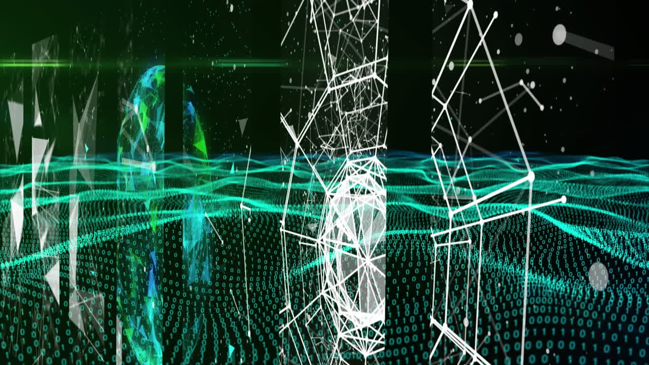 сеть соединений против цифровых волн