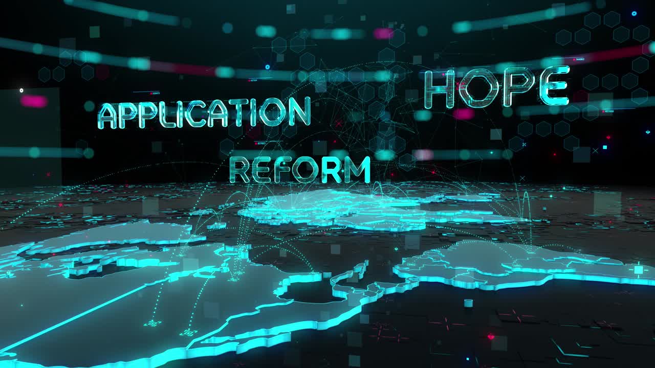 디지털 기술 (hitech) 개념으로 중국으로 이민