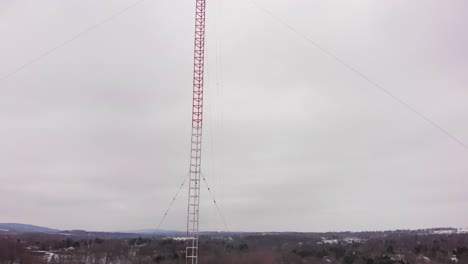 Radio-Tower-in-the-Woods-after-Snow-Storm