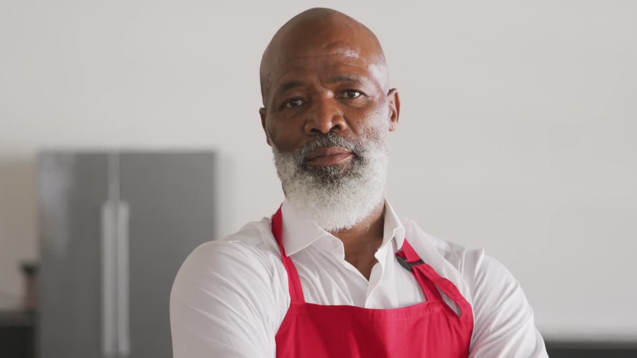 Chef looking at the camera