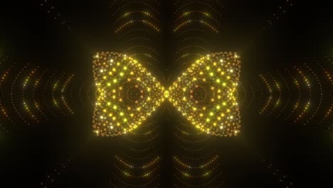 abstract golden particle visual