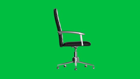 silla de oficina aislada