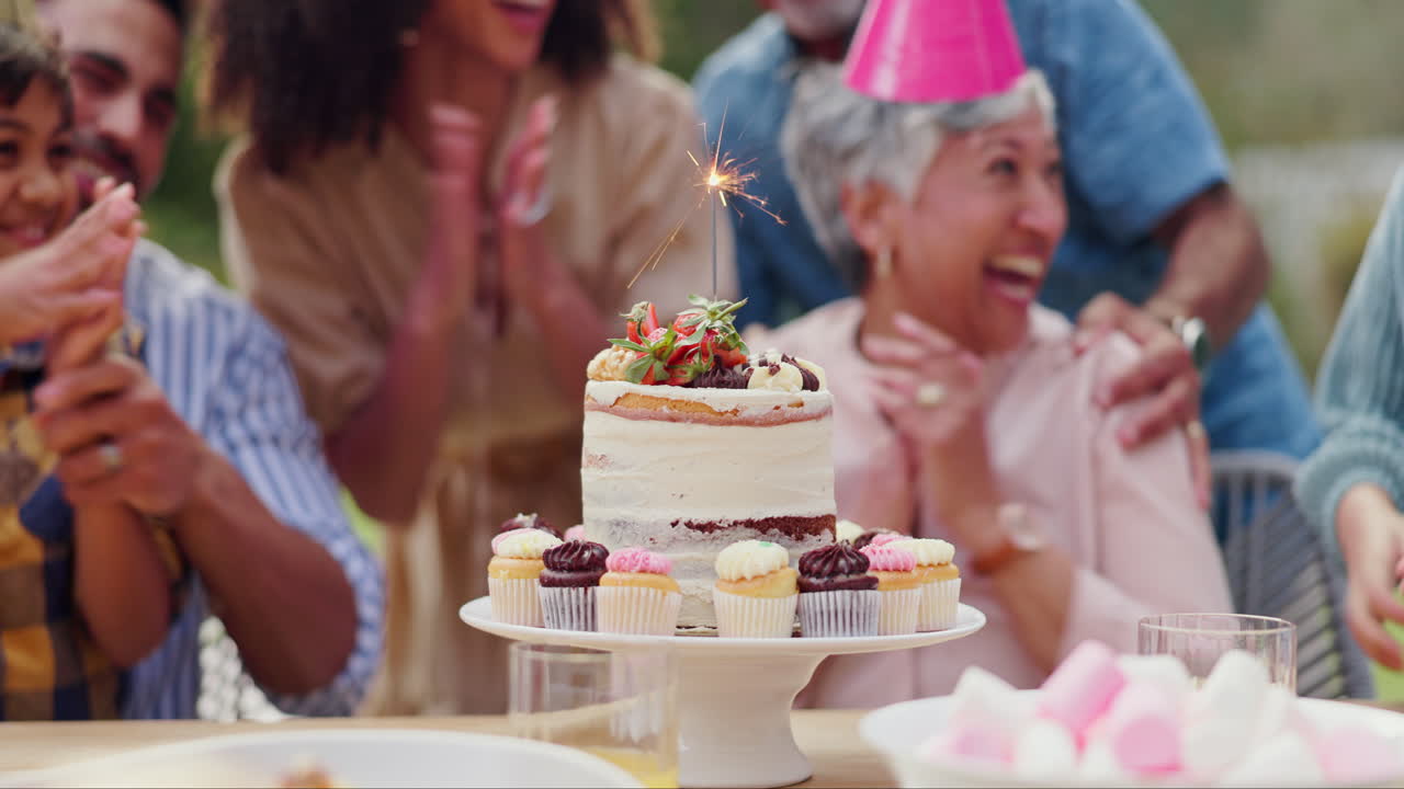 celebración de cumpleaños en familia