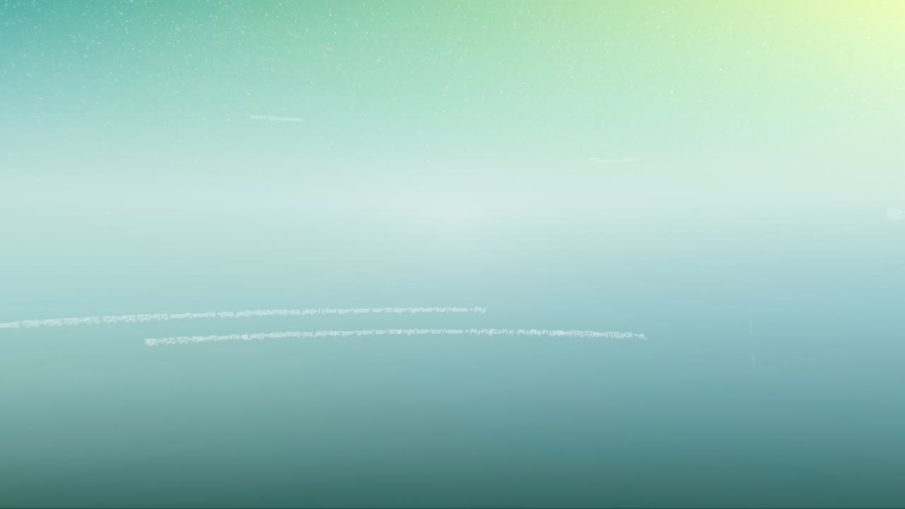 움직이는 구름으로 가득 찬 하늘의 애니메이션