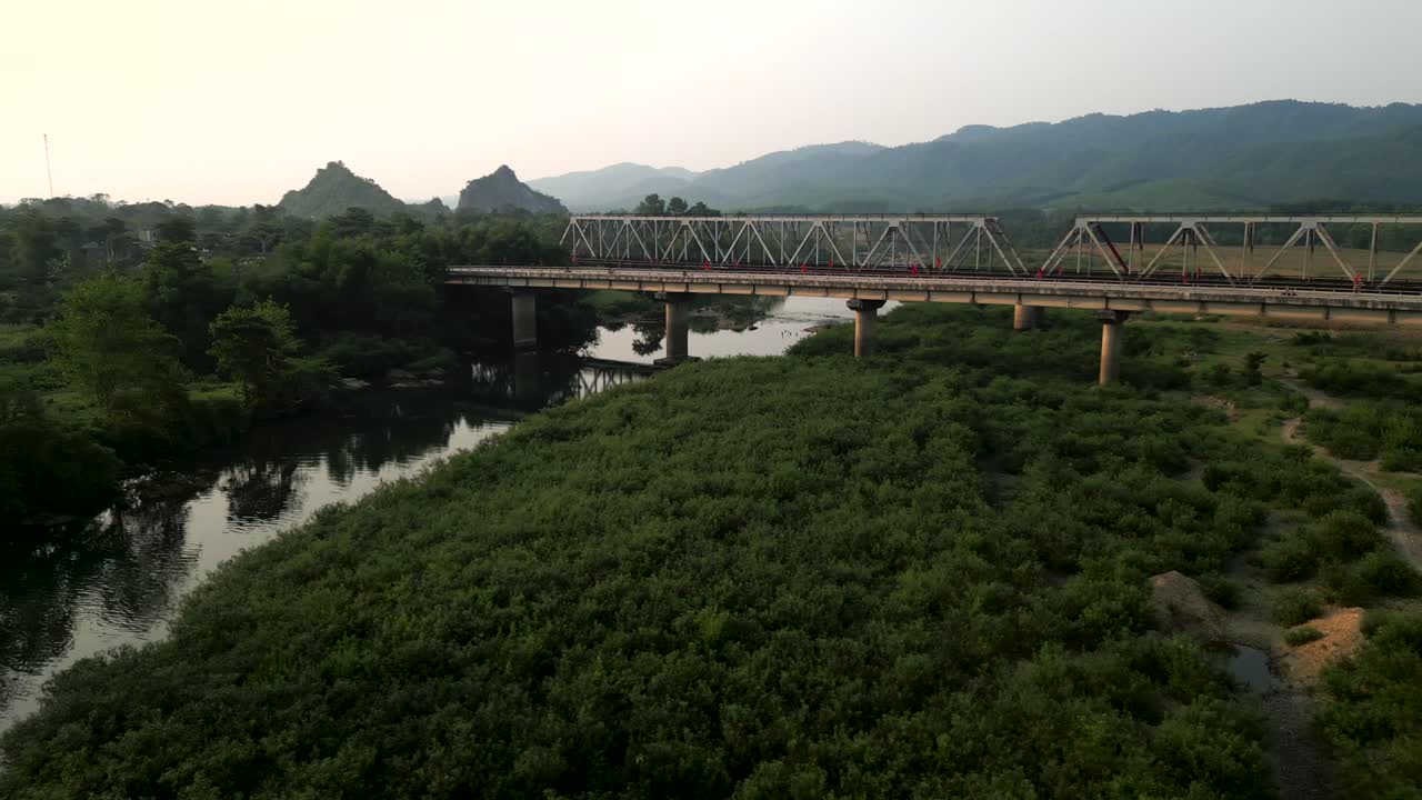 River Bridge in Rural Area