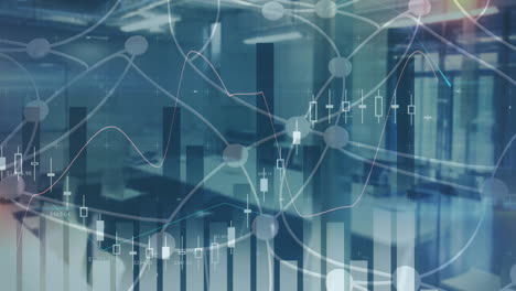 animación de las estadísticas y procesamiento de datos en la oficina