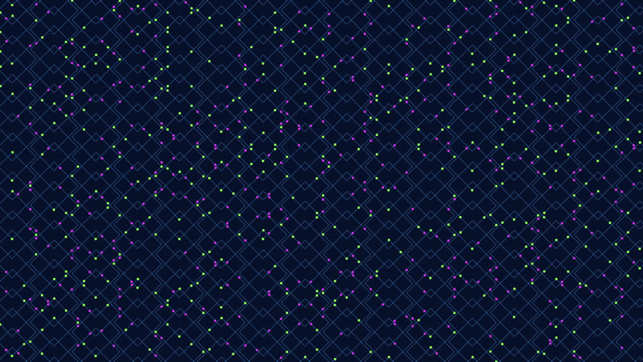 cuadrícula de diamante azul y blanco con centros circulares