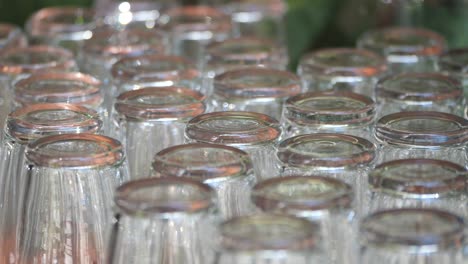 empty glasses