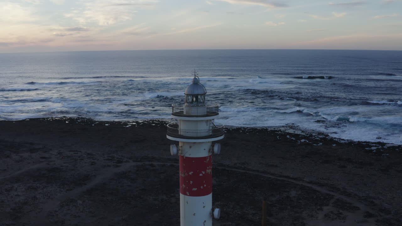 Coastal Lighthouse at Sunset