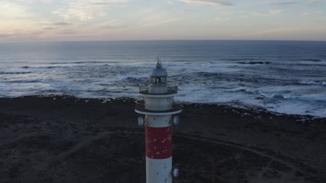 coastal lighthouse at sunset