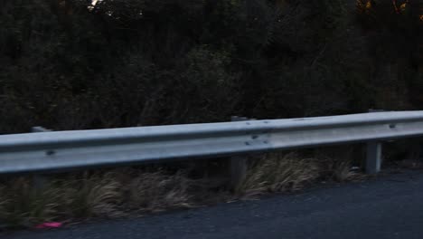 Country-Roadside-Railing-during-cloudy-day