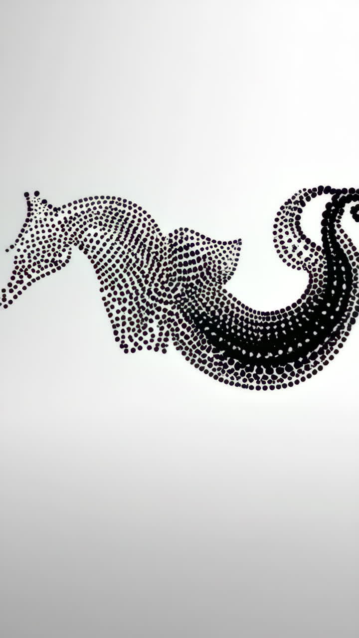 diseño abstracto de ondas punteadas