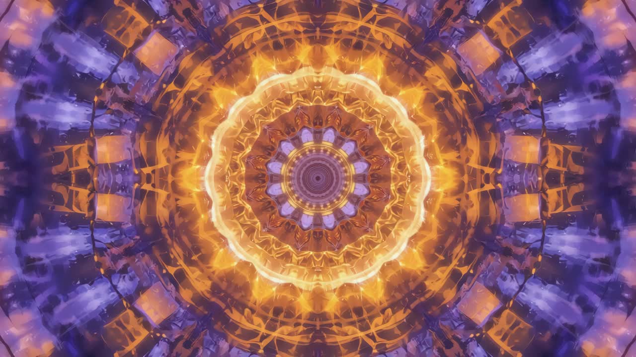 patrón de kaleidoscopio abstracto