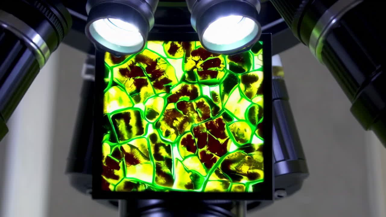 Microscopic Image Display on Microscope