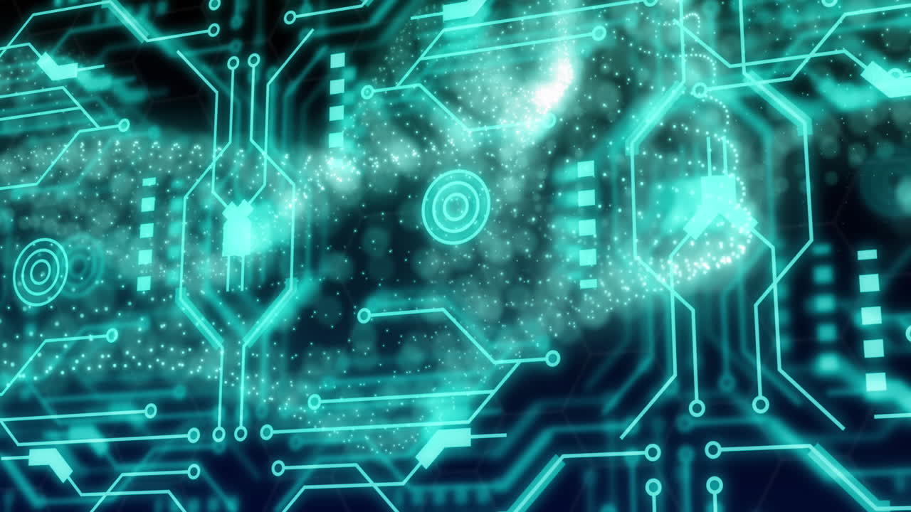 그린 메쉬의 애니메이션, 컴퓨터 회로판을 통한 데이터 처리