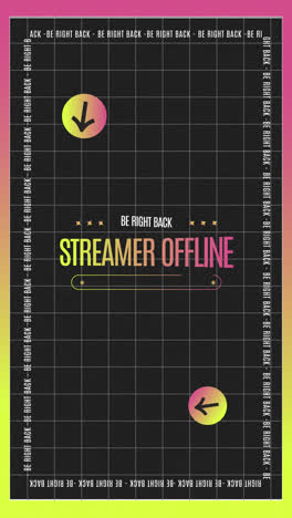 streamer offline graphic design