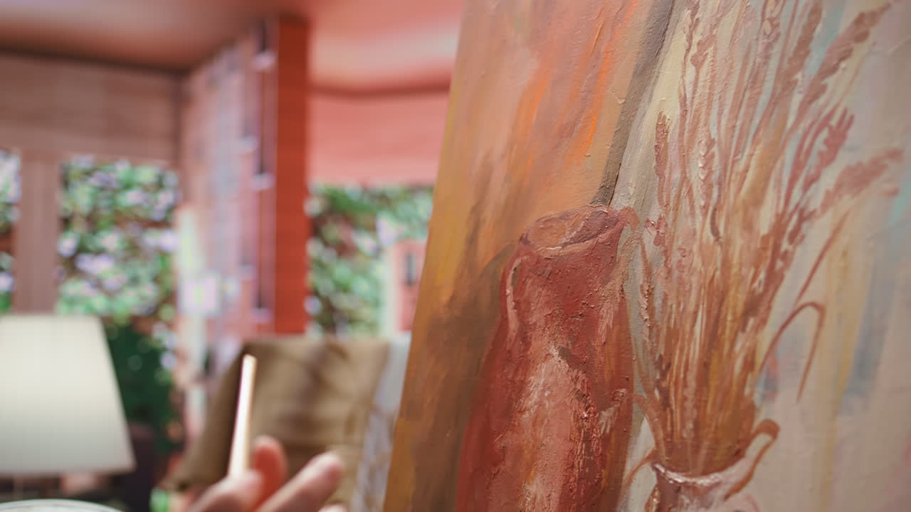 Pittura dell'artista su tela
