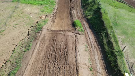 motocross track aerial view