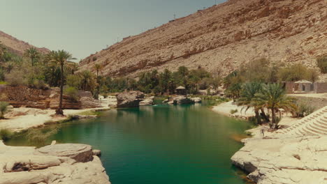 beautiful oasis in oman