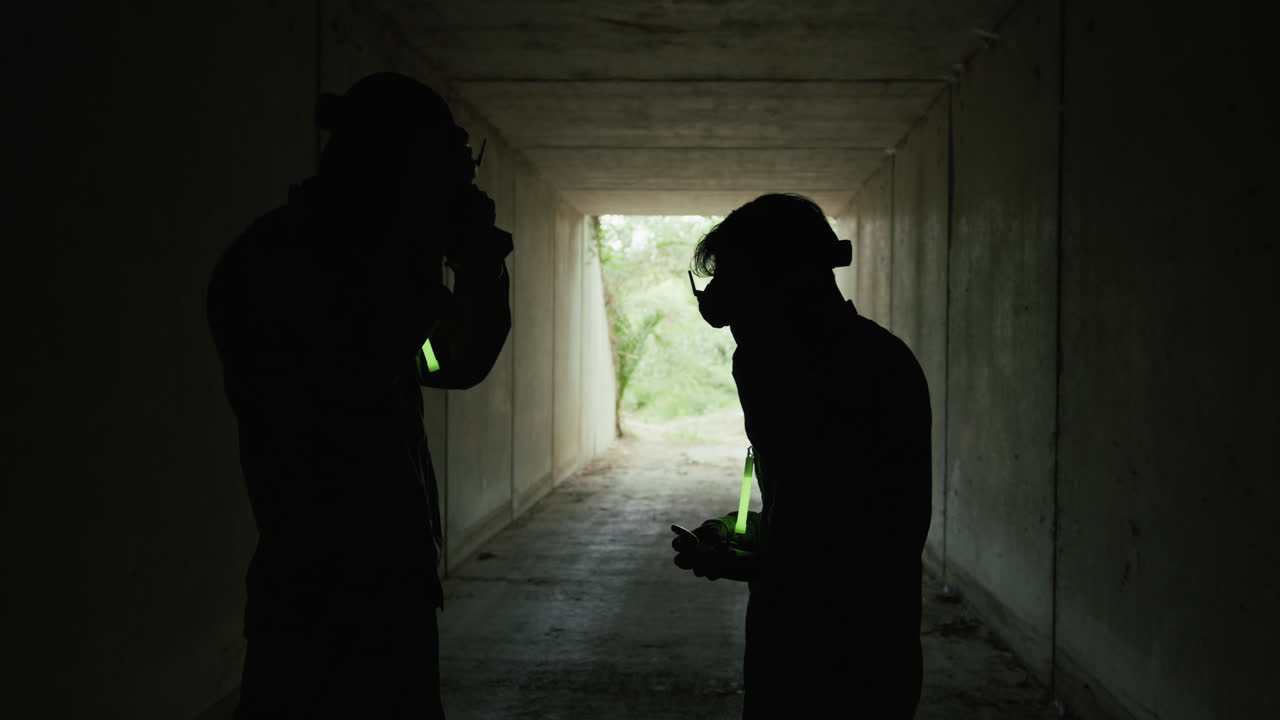 Military Drone Pilots Inside Secret Bunker Prepare to Bomb with War Aircraft