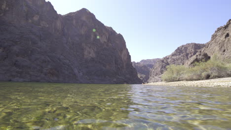peaceful river in black canyon