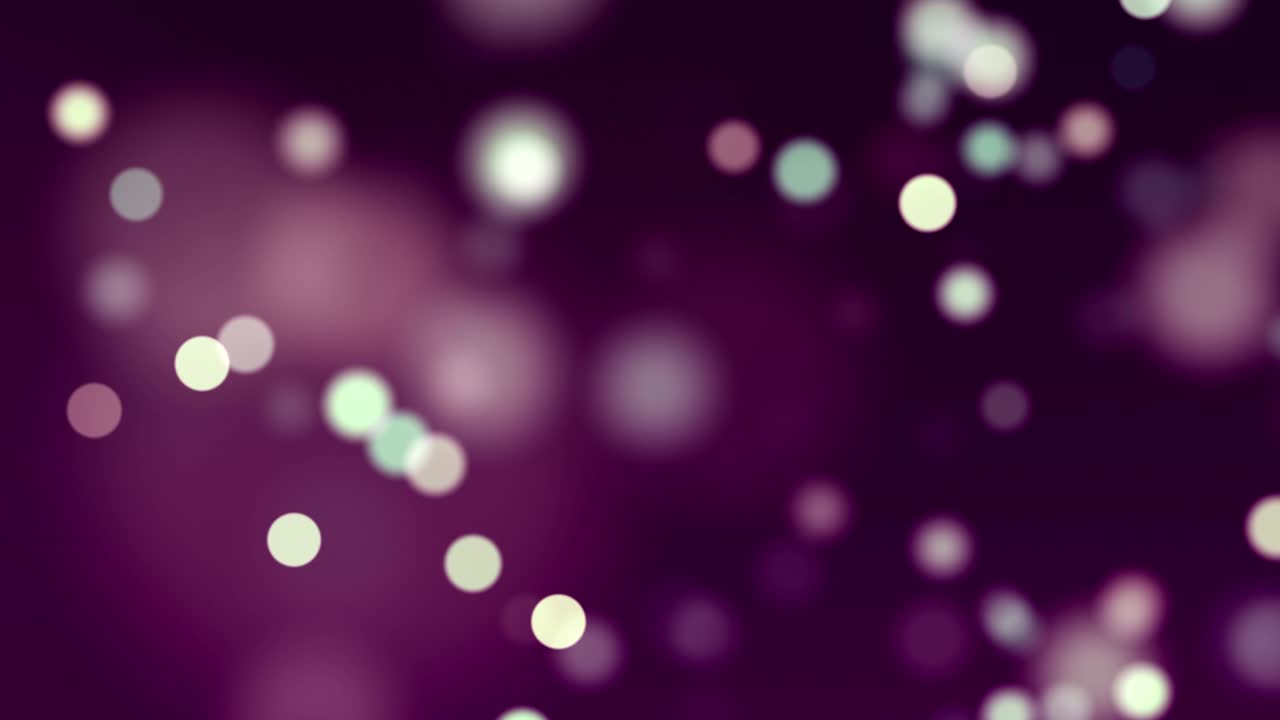 partículas desfocalizadas, estándar. azul, marrón, verde. en bucle. video de stock