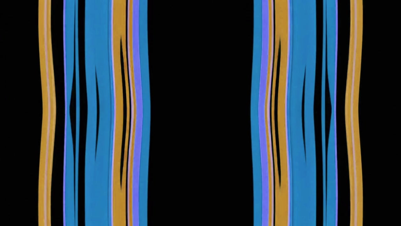 Abstract Animation of Vertical Colorful Lines Moving on Black Background