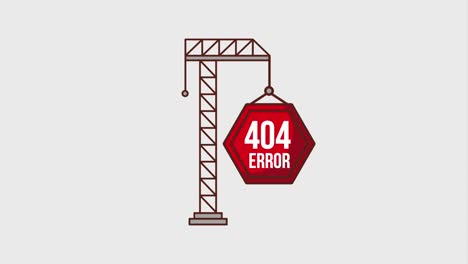 animación de la página de error 404