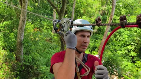 ziplining adventure in the jungle