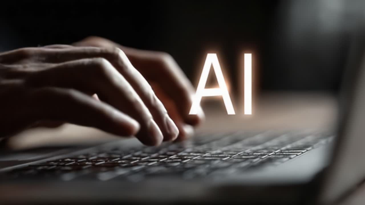 Exploring the Impact of AI on Modern Technology: A Closer Look at Human Interaction with Artificial Intelligence Through Hands on a Keyboard