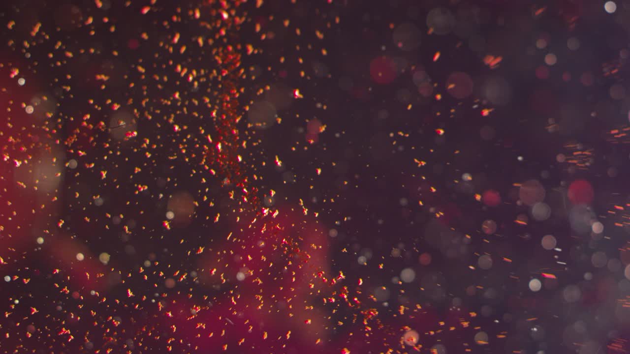 Red particles chemical reaction abstract texture background