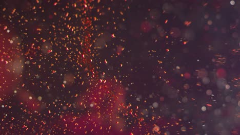 red particles chemical reaction abstract texture background