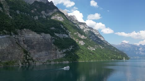 switzerland cruise ship tour amidst majestic mountains and tranquil lake