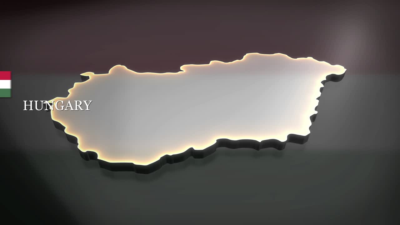 가리의 3d 애니메이션 지도