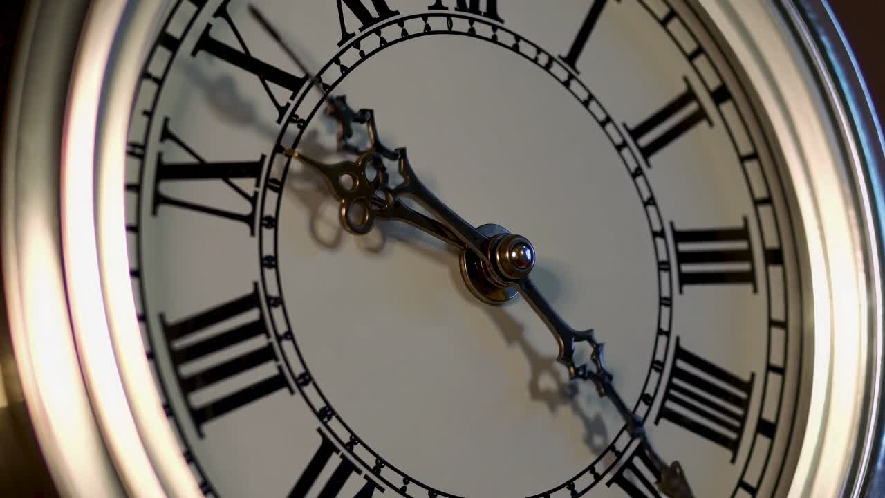 reloj de números romanos antiguos