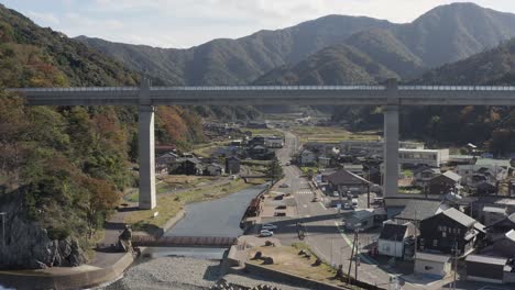 amarube viaduct, kami town in hyogo japan