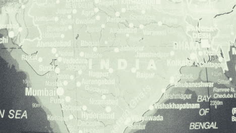 detailed political map of india showing major cities and geographical features