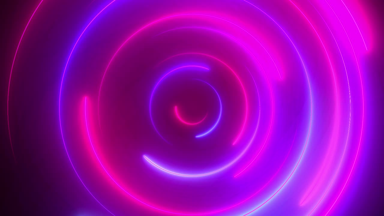 animación de video de ciencia ficción brillante con rayos láser de neón video de stock, fondos, abstracto, línea única, iluminación de neón colores y formas completos