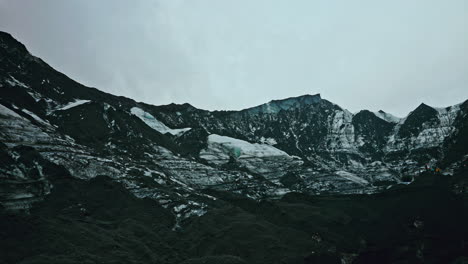 Vista-Panorámica-Del-Majestuoso-Glaciar-Myrdalsjokull-En-El-Sur-De-Islandia