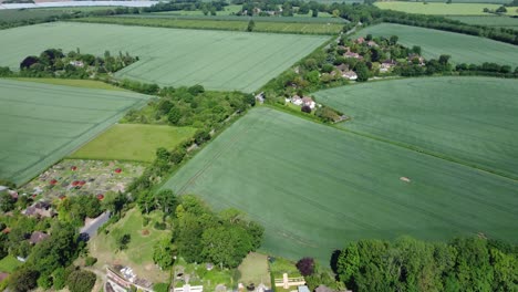 4K-drone-footage-of-the-quaint-village-of-Bridge-near-Canterbury