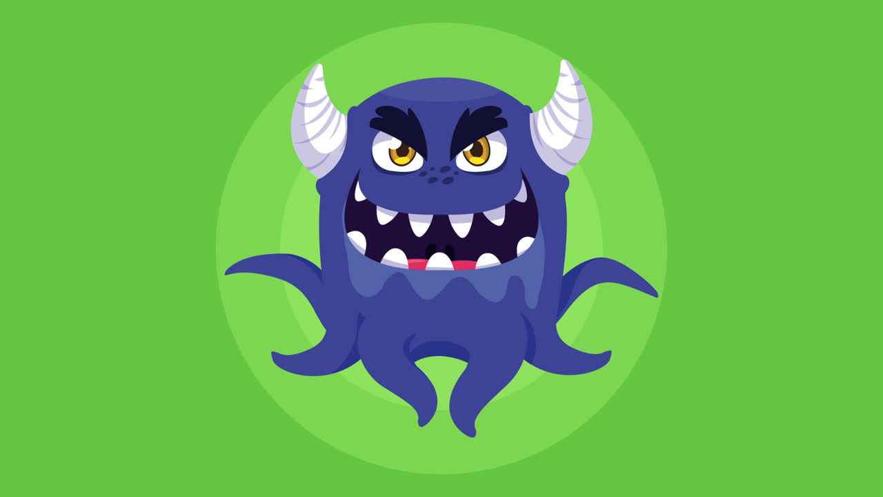 El monstruo de los dibujos animados
