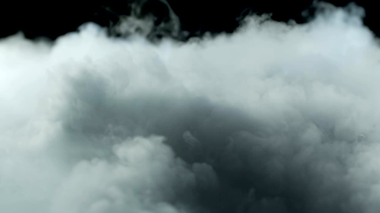 nubes de humo de hielo seco realista