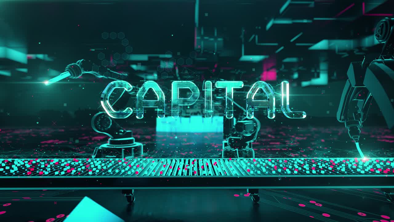 inversión con el concepto de tecnología digital hitech