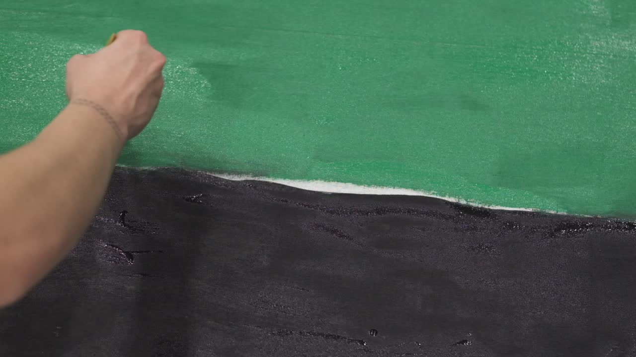 cepillado alrededor de una línea recta