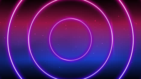 an animation of realistic neon lights background