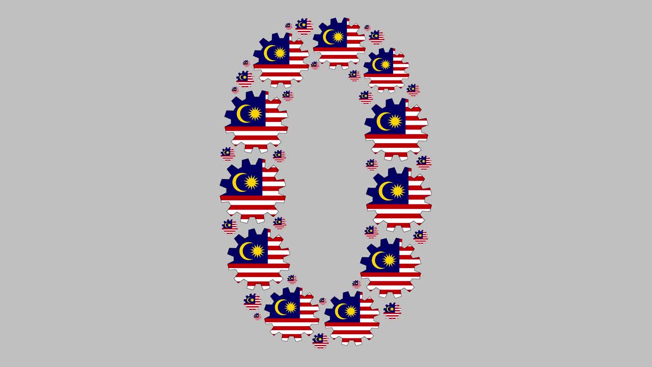 말레이시아 숫자 0