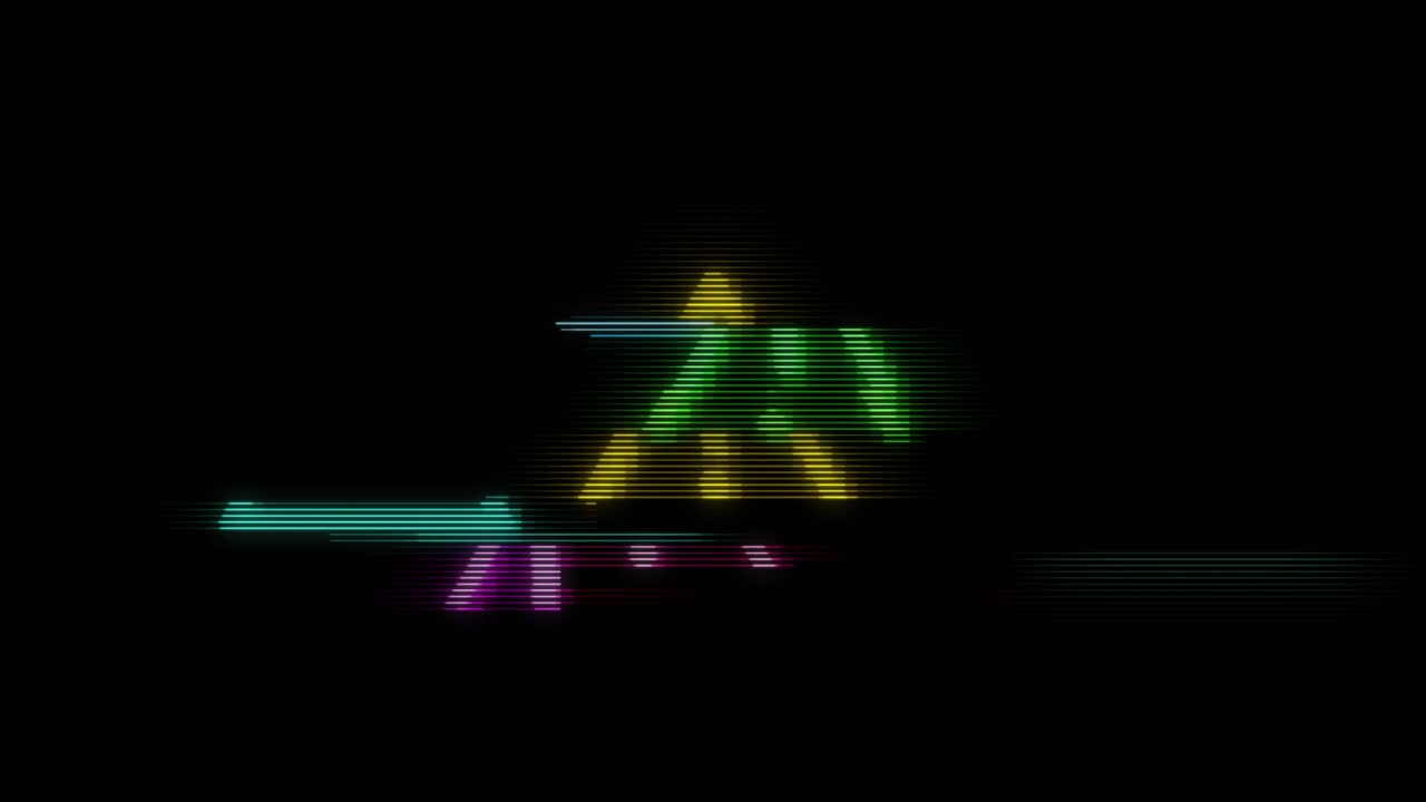 Árbol navideño de neón