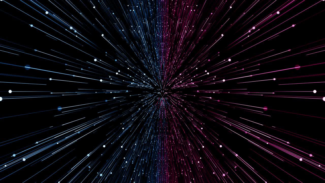 partículas azul rosa evento juego tráiler títulos escenario de concierto cinematográfico bucle de fondo