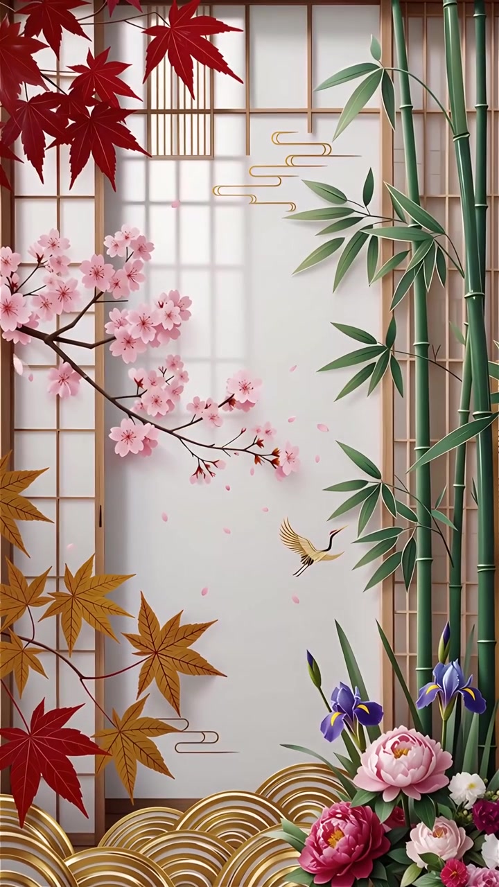 Sfondo Animato Cultura Giapponese 4K