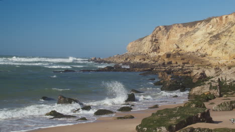 costa atlántica en un día soleado